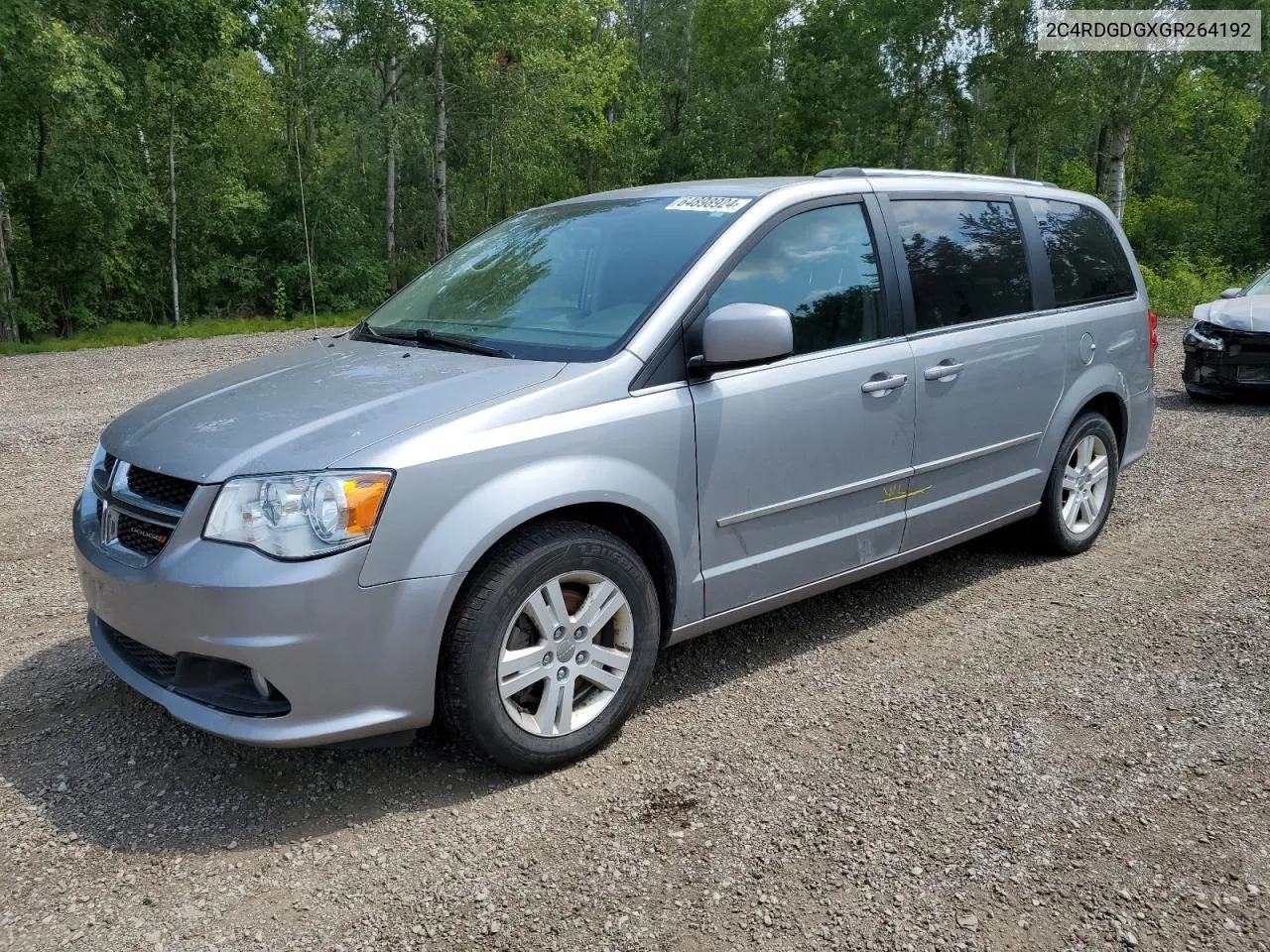 2016 Dodge Grand Caravan Crew VIN: 2C4RDGDGXGR264192 Lot: 64898924