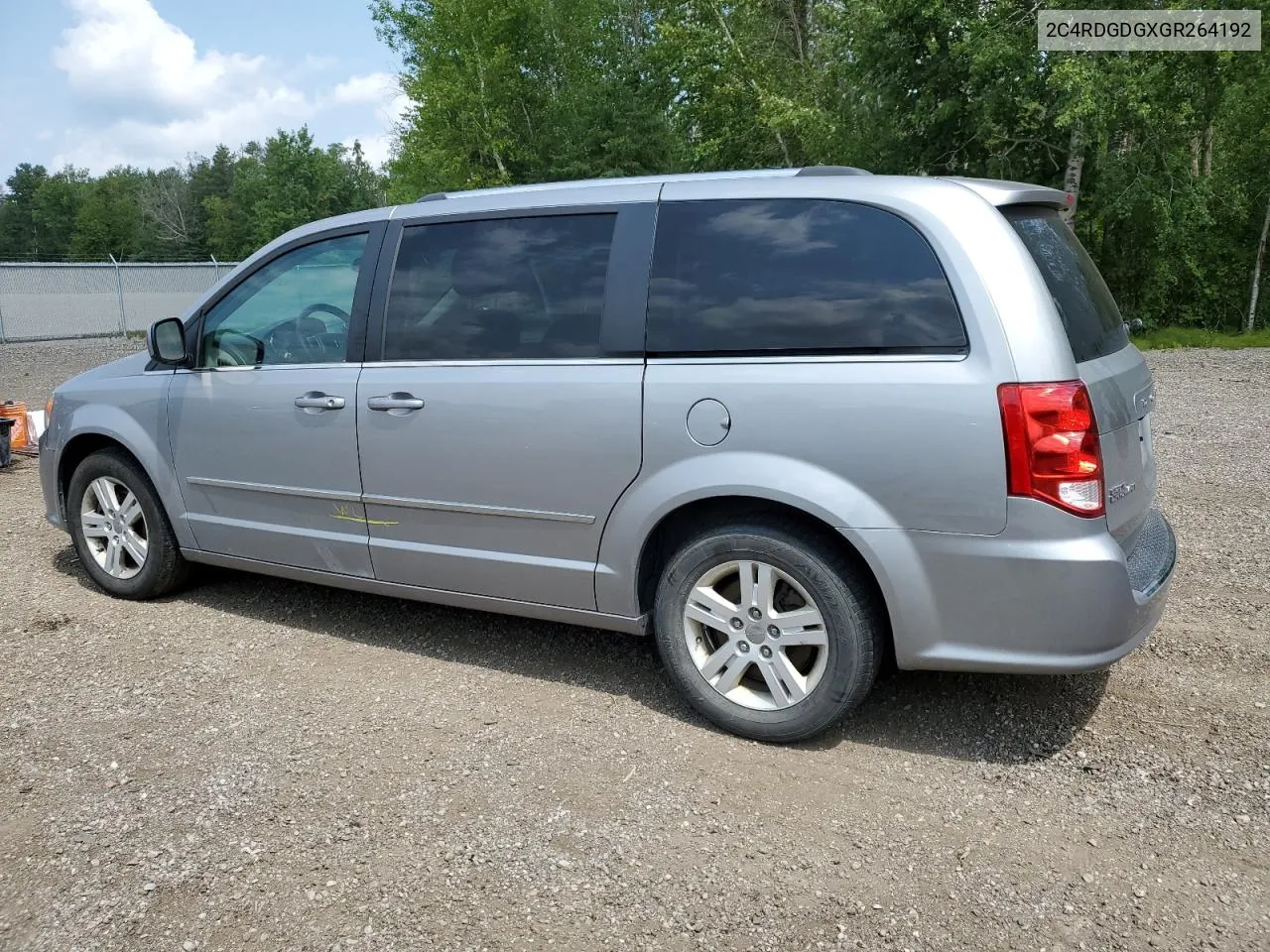 2016 Dodge Grand Caravan Crew VIN: 2C4RDGDGXGR264192 Lot: 64898924