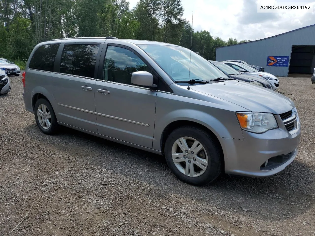 2016 Dodge Grand Caravan Crew VIN: 2C4RDGDGXGR264192 Lot: 64898924