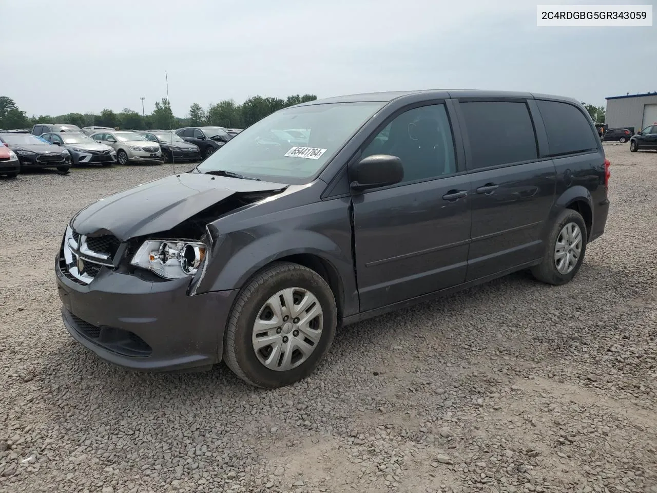 2016 Dodge Grand Caravan Se VIN: 2C4RDGBG5GR343059 Lot: 65441764