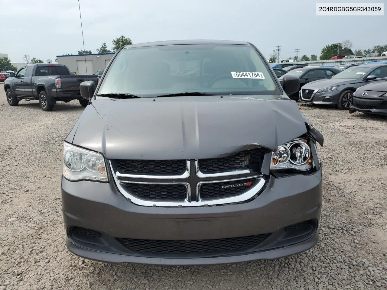 2016 Dodge Grand Caravan Se VIN: 2C4RDGBG5GR343059 Lot: 65441764