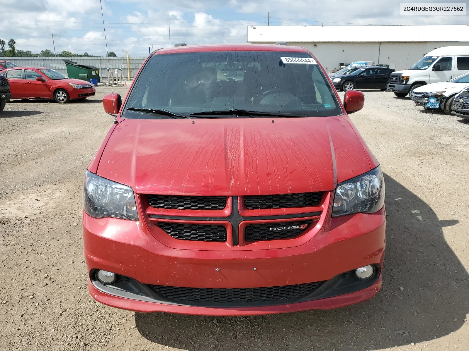 2016 Dodge Grand Caravan R/T VIN: 2C4RDGEG3GR227662 Lot: 65660044