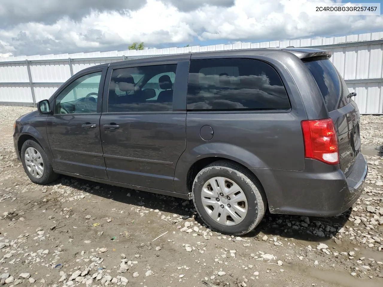 2016 Dodge Grand Caravan Se VIN: 2C4RDGBG3GR257457 Lot: 66344864