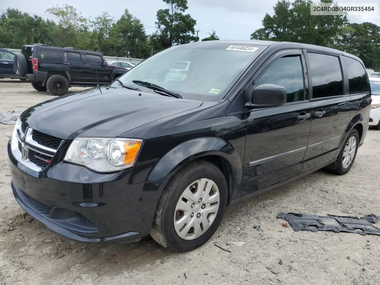 2016 Dodge Grand Caravan Se VIN: 2C4RDGBG4GR335454 Lot: 66406034