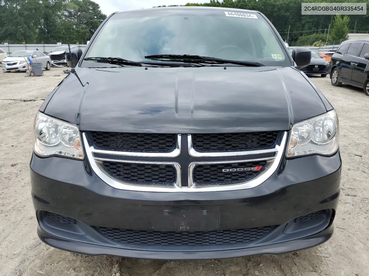 2016 Dodge Grand Caravan Se VIN: 2C4RDGBG4GR335454 Lot: 66406034