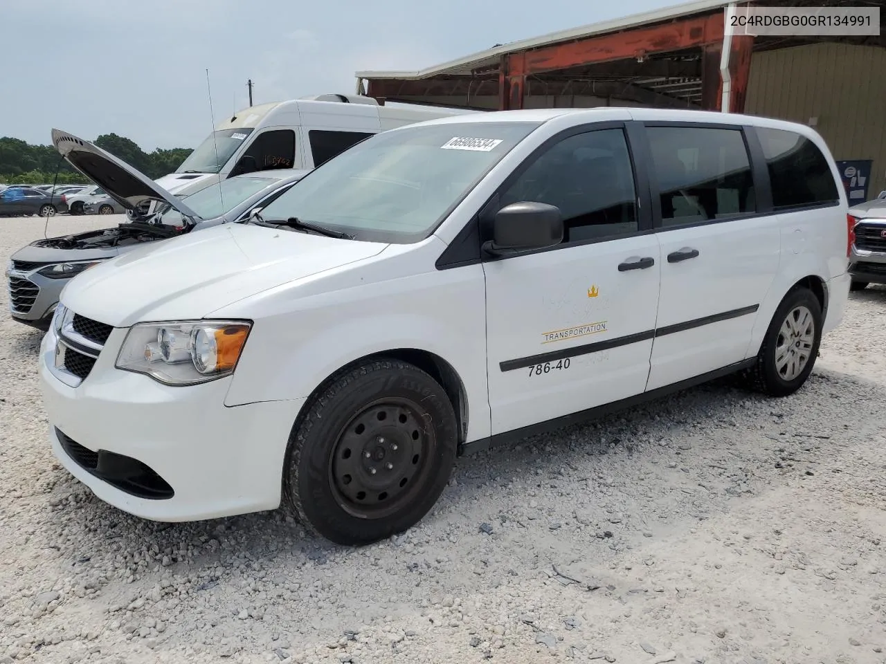 2C4RDGBG0GR134991 2016 Dodge Grand Caravan Se