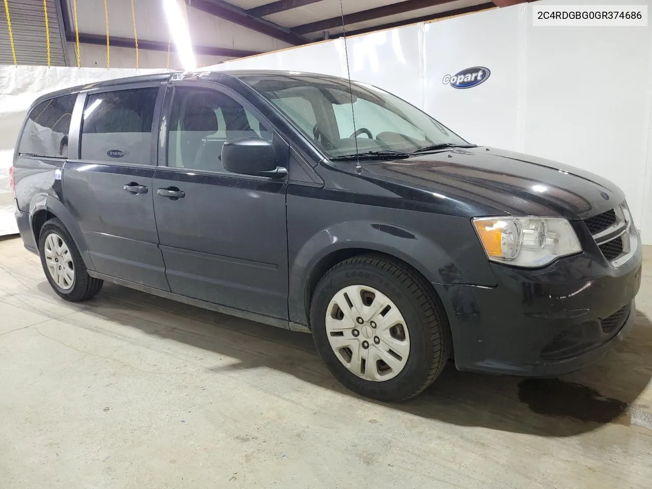 2016 Dodge Grand Caravan Se VIN: 2C4RDGBG0GR374686 Lot: 67083954