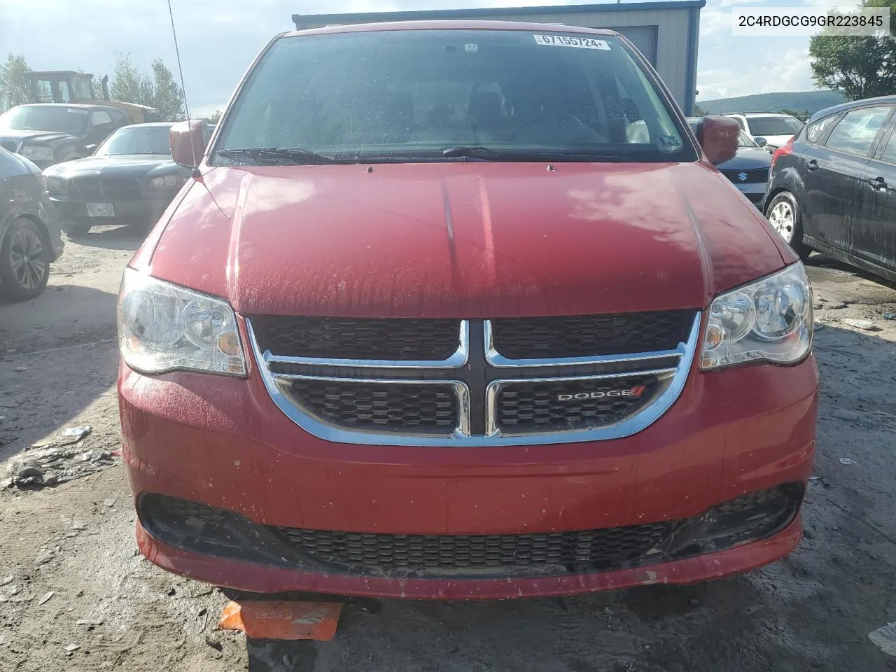 2C4RDGCG9GR223845 2016 Dodge Grand Caravan Sxt