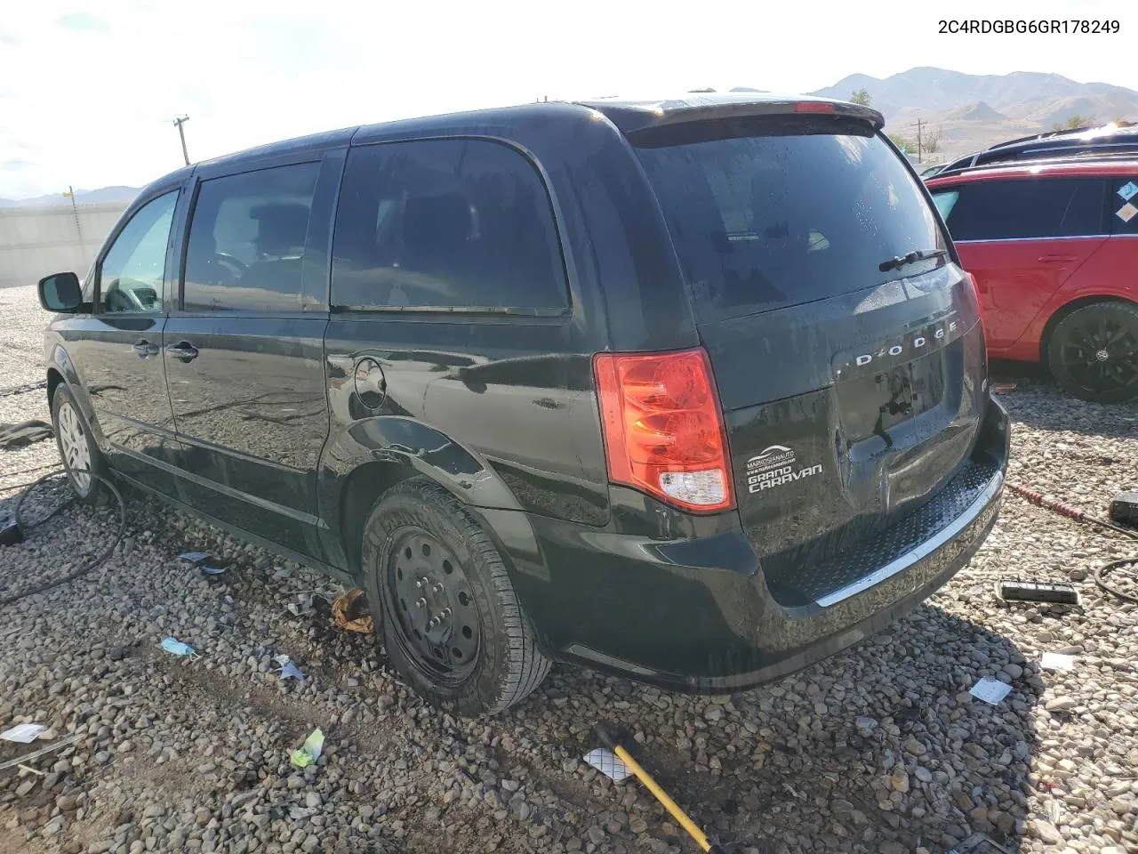 2016 Dodge Grand Caravan Se VIN: 2C4RDGBG6GR178249 Lot: 67168634