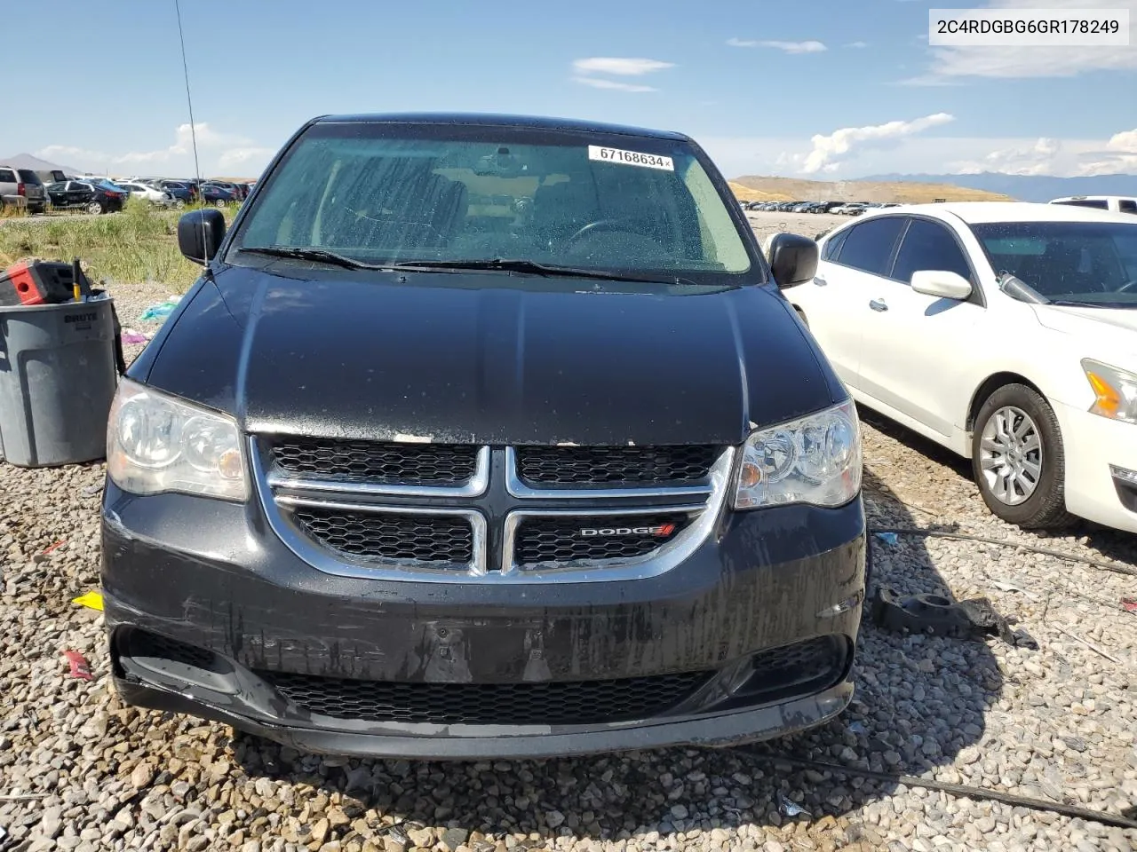 2016 Dodge Grand Caravan Se VIN: 2C4RDGBG6GR178249 Lot: 67168634