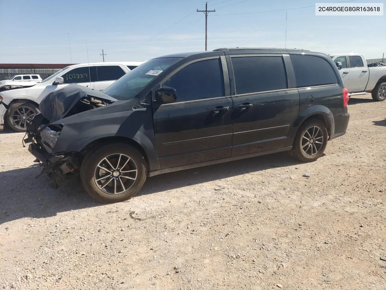 2016 Dodge Grand Caravan R/T VIN: 2C4RDGEG8GR163618 Lot: 67770354