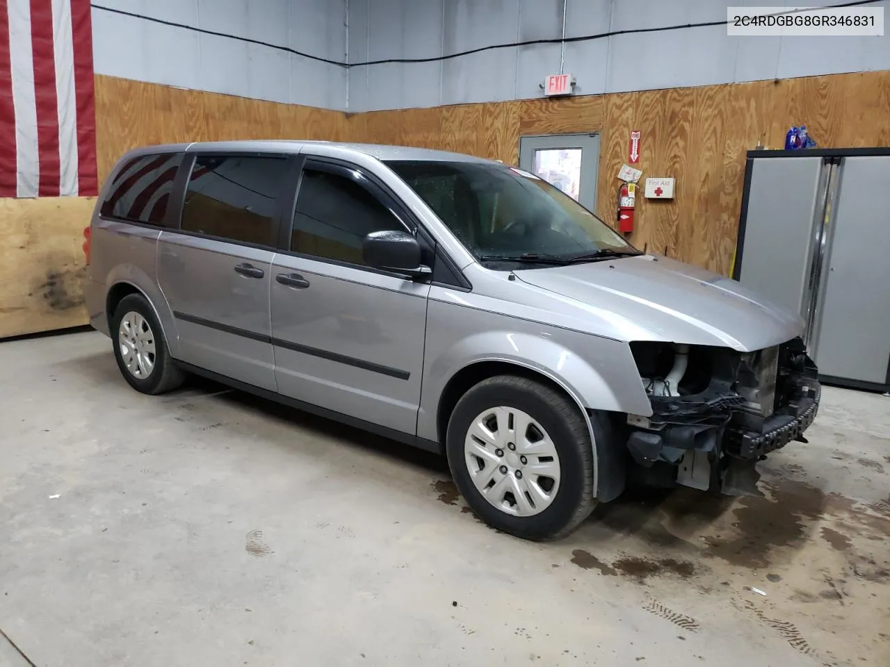 2016 Dodge Grand Caravan Se VIN: 2C4RDGBG8GR346831 Lot: 68030934