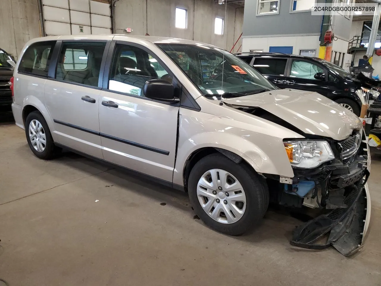 2016 Dodge Grand Caravan Se VIN: 2C4RDGBG0GR257898 Lot: 68107004