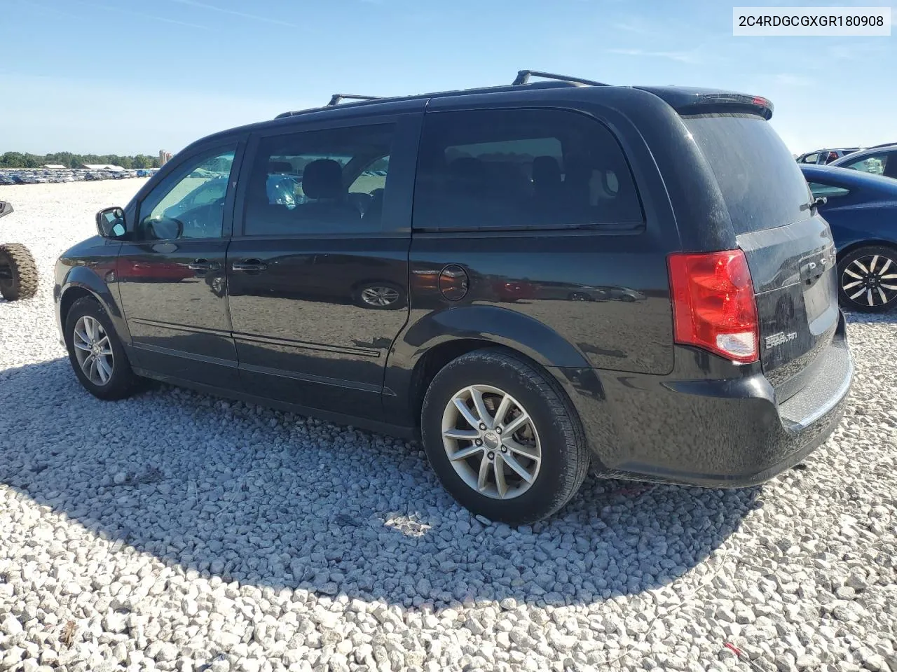 2016 Dodge Grand Caravan Sxt VIN: 2C4RDGCGXGR180908 Lot: 68249264