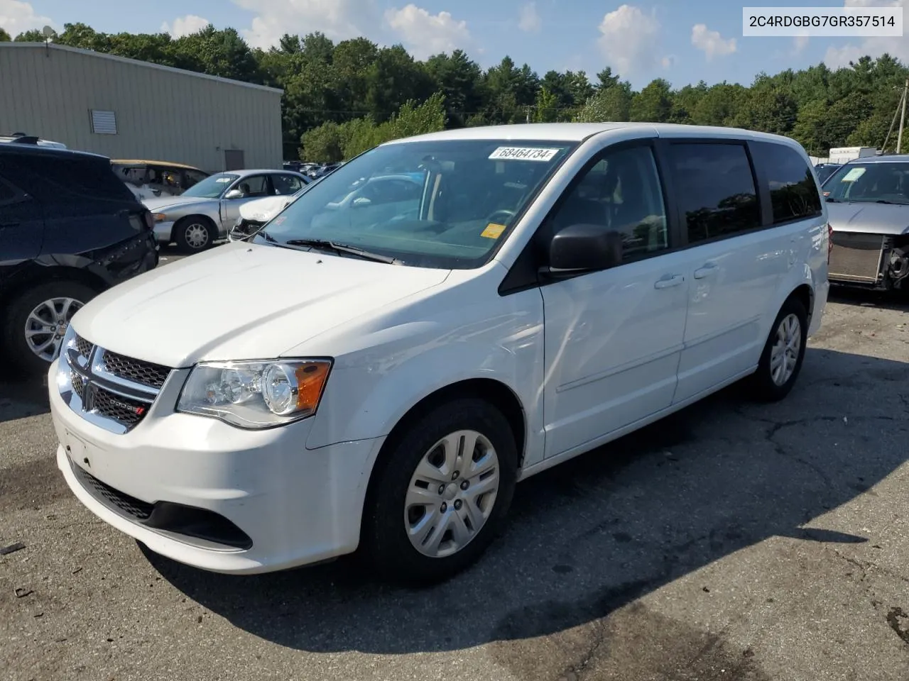 2C4RDGBG7GR357514 2016 Dodge Grand Caravan Se