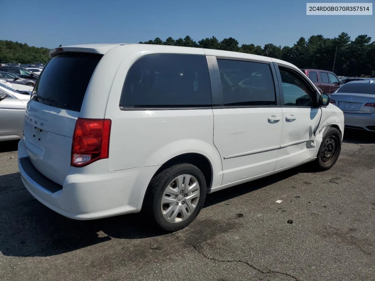 2016 Dodge Grand Caravan Se VIN: 2C4RDGBG7GR357514 Lot: 68464734