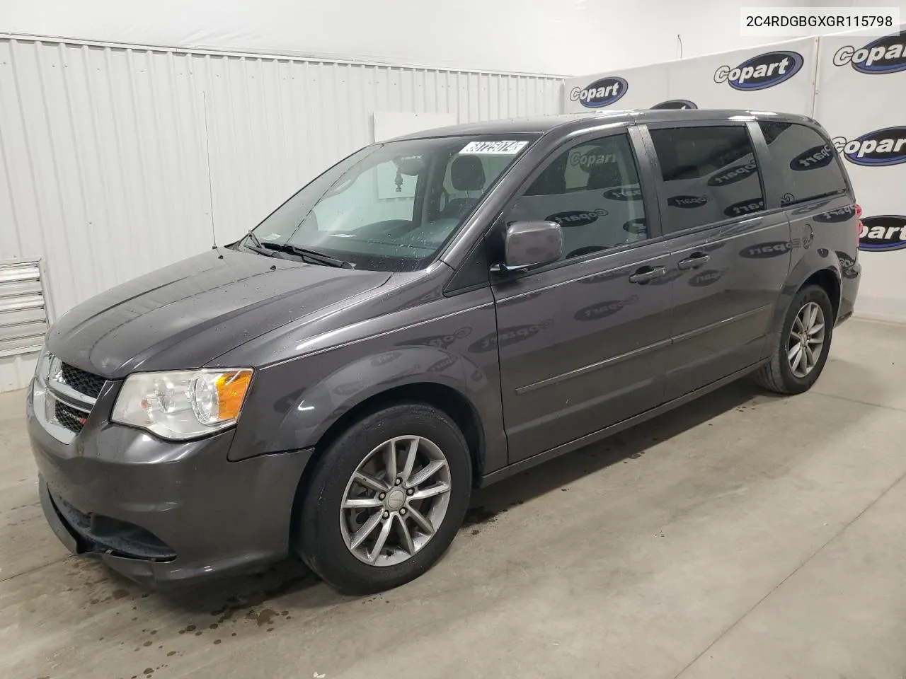 2016 Dodge Grand Caravan Se VIN: 2C4RDGBGXGR115798 Lot: 68725074