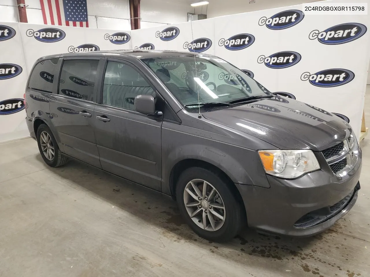 2C4RDGBGXGR115798 2016 Dodge Grand Caravan Se