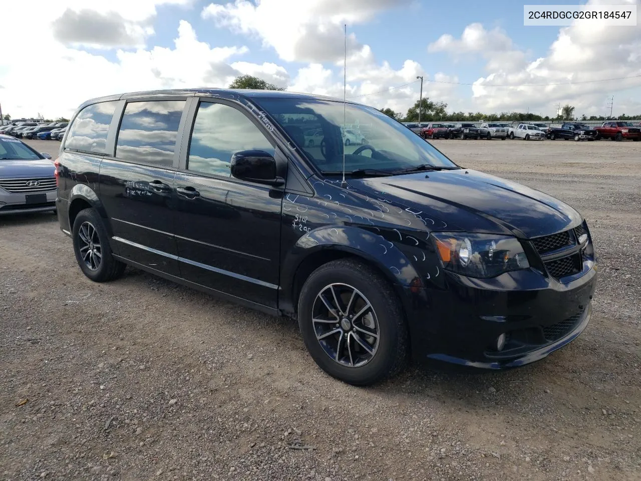 2016 Dodge Grand Caravan Sxt VIN: 2C4RDGCG2GR184547 Lot: 68760764