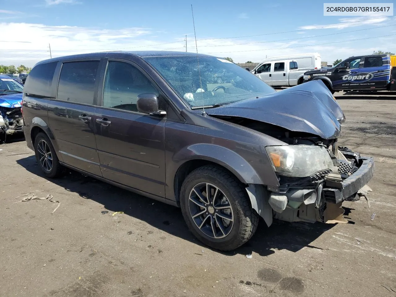 2C4RDGBG7GR155417 2016 Dodge Grand Caravan Se