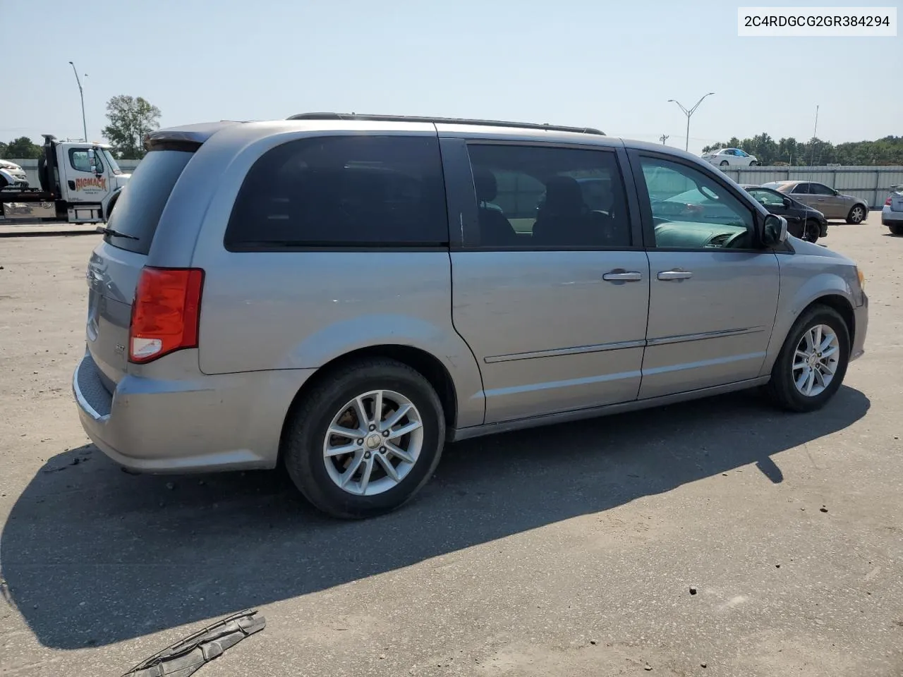 2016 Dodge Grand Caravan Sxt VIN: 2C4RDGCG2GR384294 Lot: 69071694