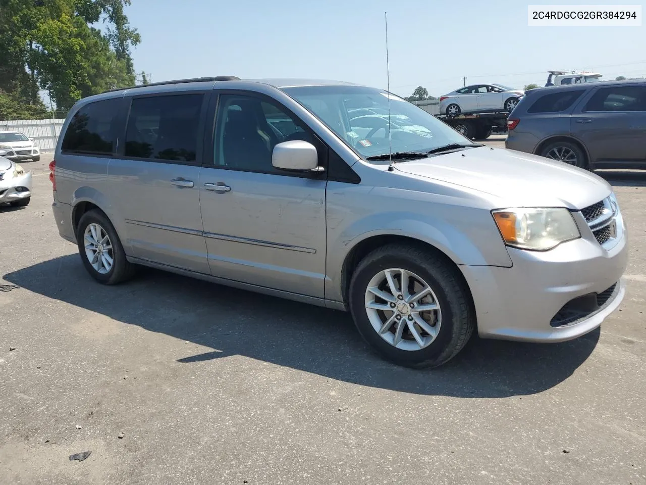 2016 Dodge Grand Caravan Sxt VIN: 2C4RDGCG2GR384294 Lot: 69071694