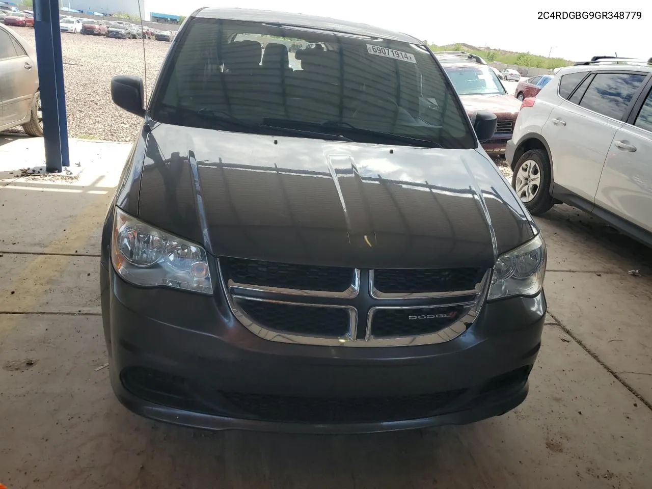 2016 Dodge Grand Caravan Se VIN: 2C4RDGBG9GR348779 Lot: 69071914