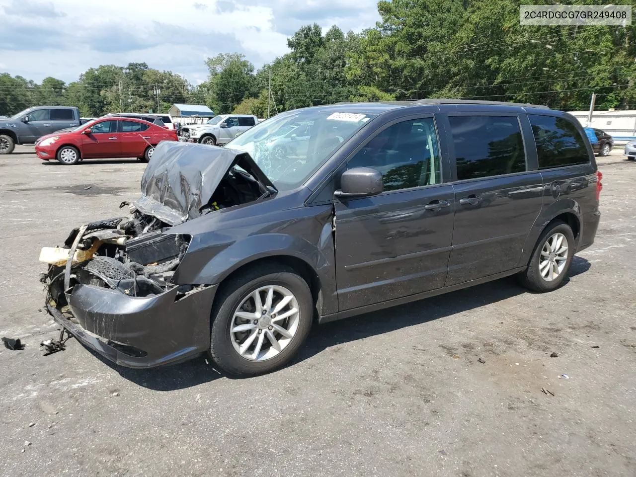 2016 Dodge Grand Caravan Sxt VIN: 2C4RDGCG7GR249408 Lot: 69231414