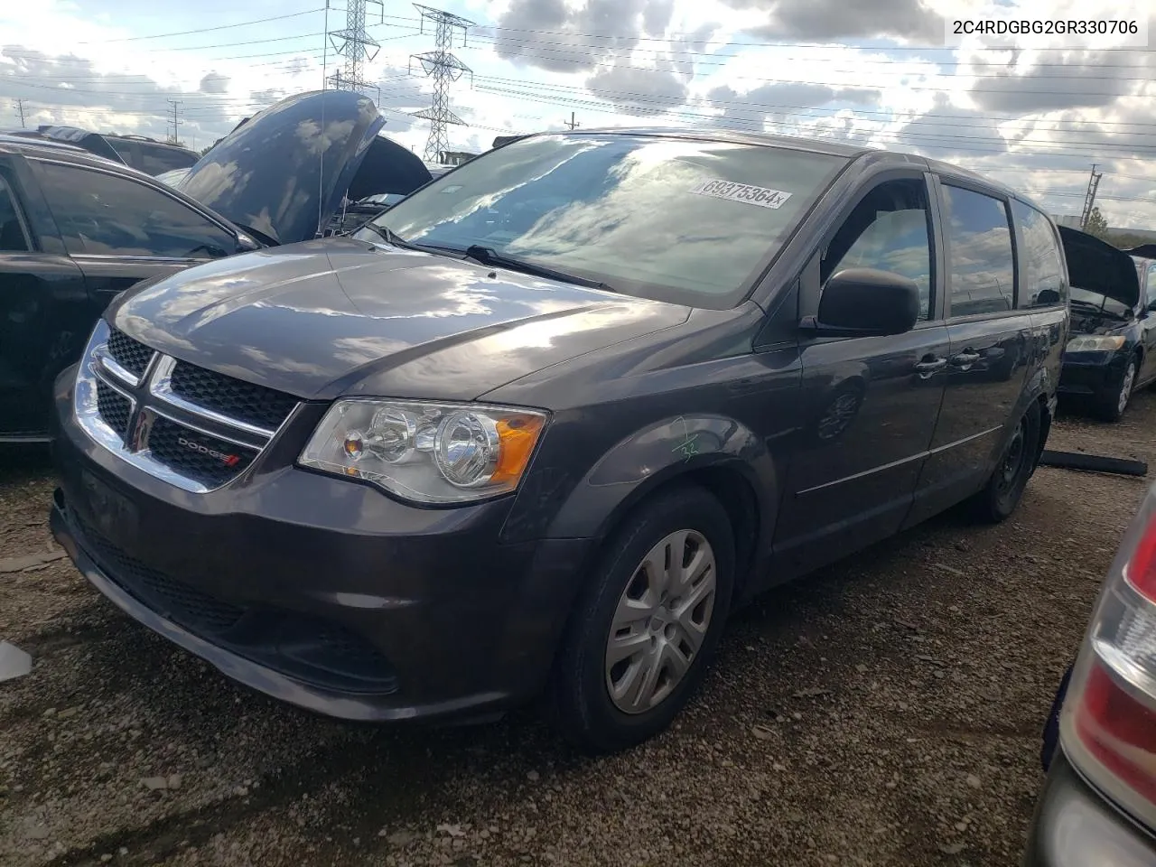 2016 Dodge Grand Caravan Se VIN: 2C4RDGBG2GR330706 Lot: 69375364