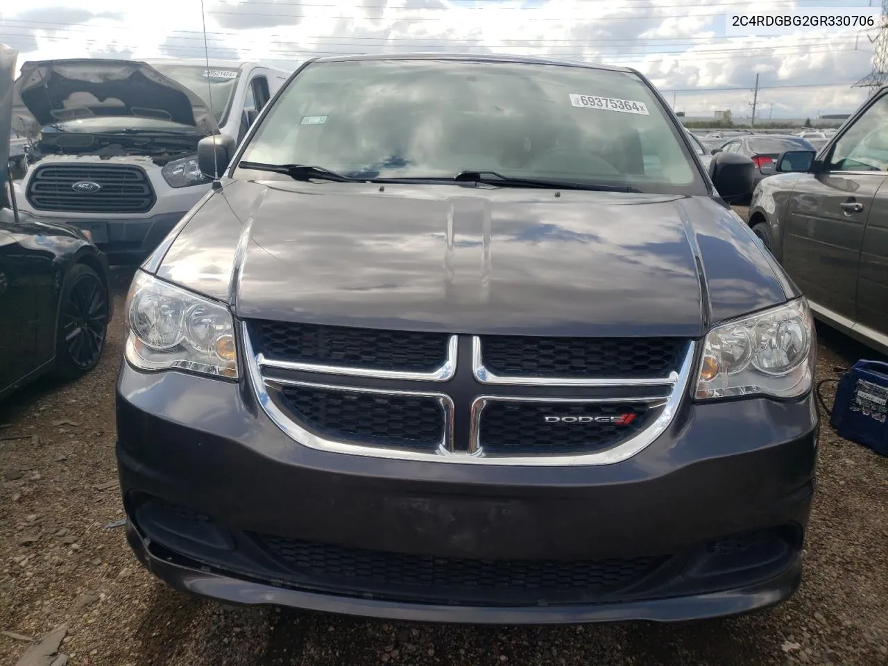 2C4RDGBG2GR330706 2016 Dodge Grand Caravan Se