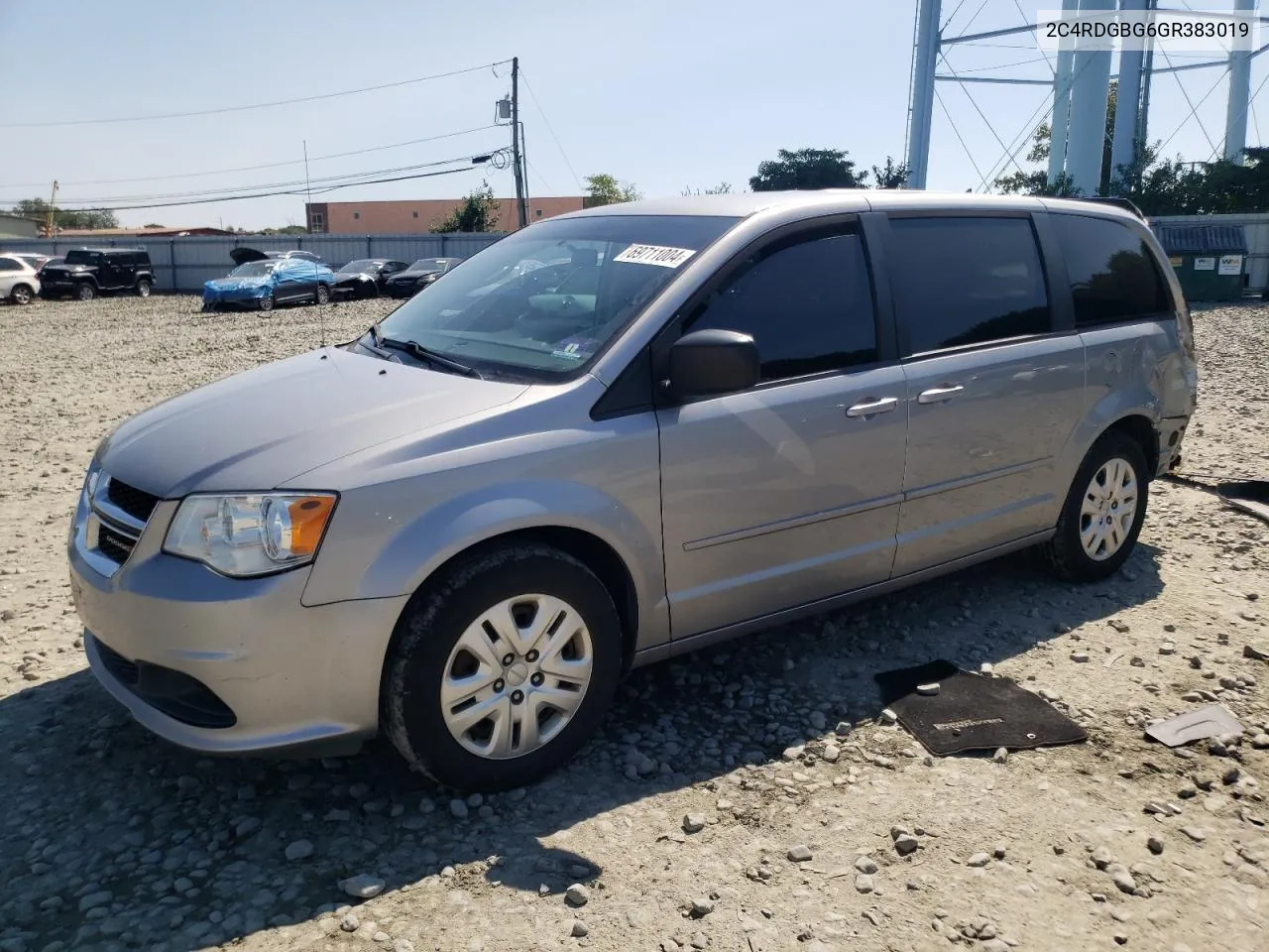 2C4RDGBG6GR383019 2016 Dodge Grand Caravan Se