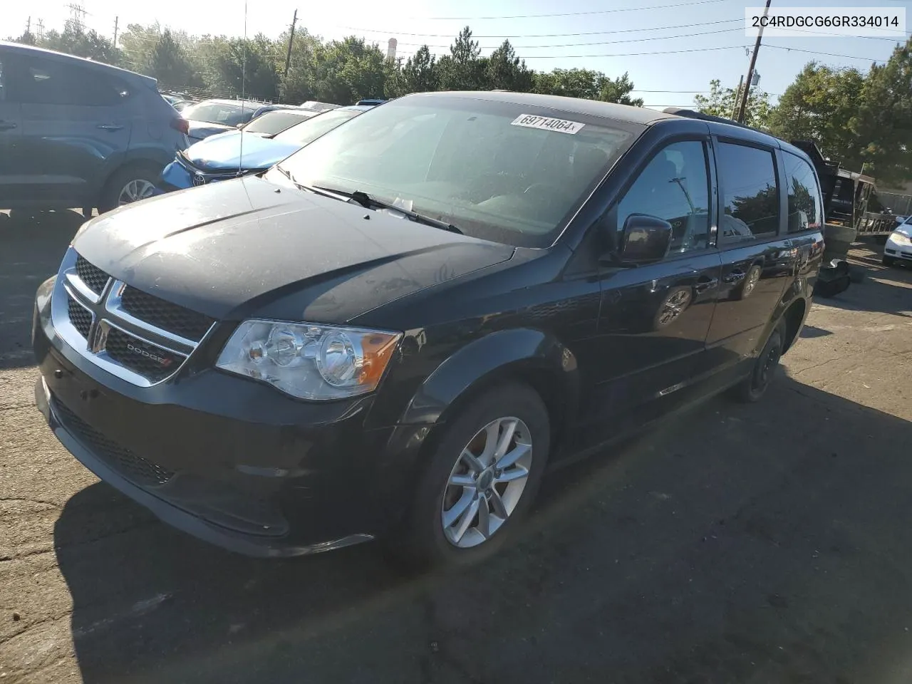 2C4RDGCG6GR334014 2016 Dodge Grand Caravan Sxt