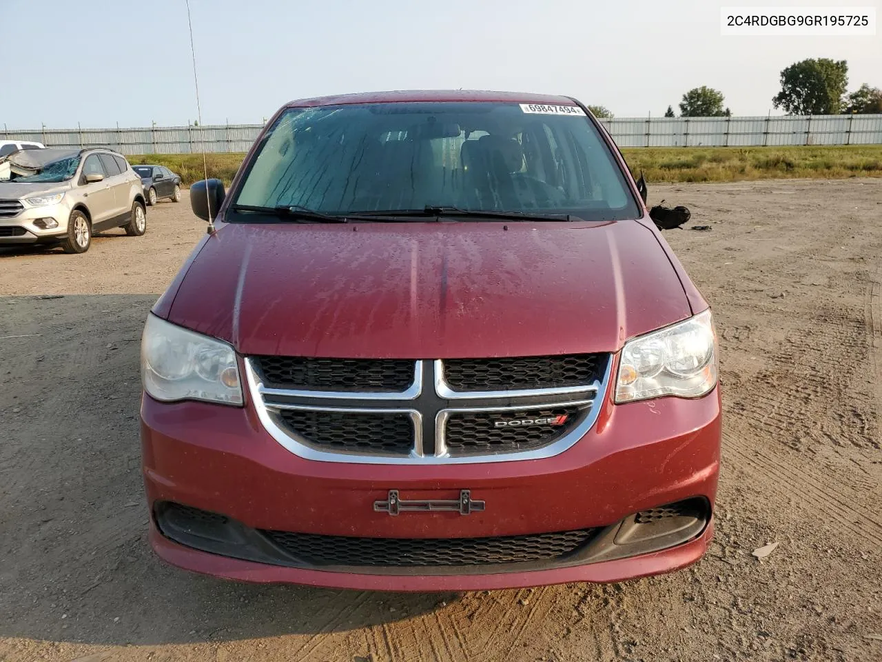 2C4RDGBG9GR195725 2016 Dodge Grand Caravan Se