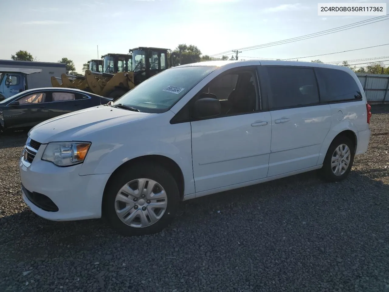 2016 Dodge Grand Caravan Se VIN: 2C4RDGBG5GR117362 Lot: 69923834