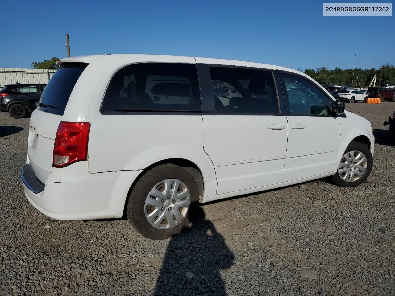 2016 Dodge Grand Caravan Se VIN: 2C4RDGBG5GR117362 Lot: 69923834