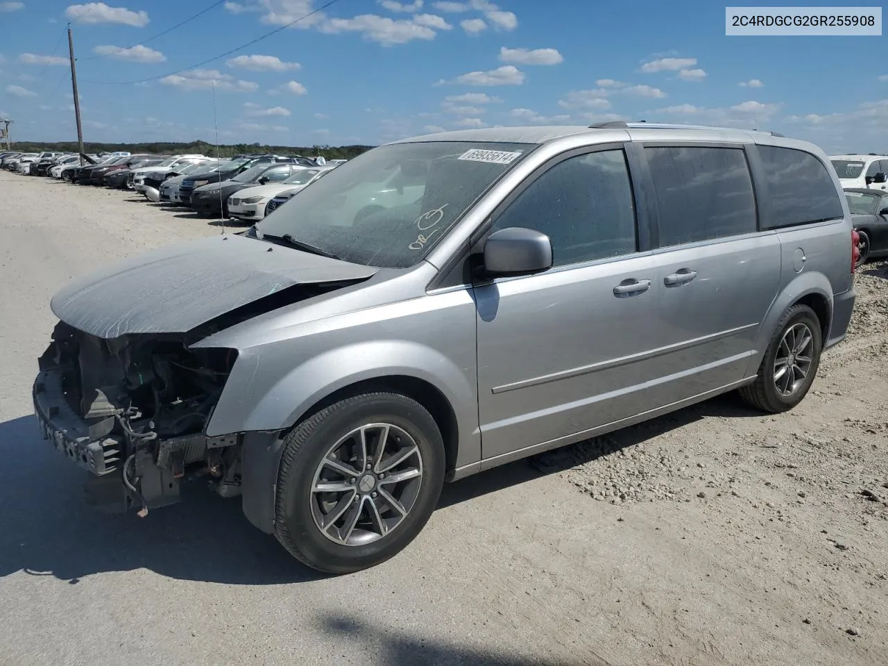 2016 Dodge Grand Caravan Sxt VIN: 2C4RDGCG2GR255908 Lot: 69935614