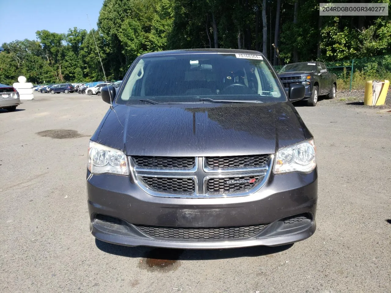 2016 Dodge Grand Caravan Se VIN: 2C4RDGBG0GR340277 Lot: 70168364