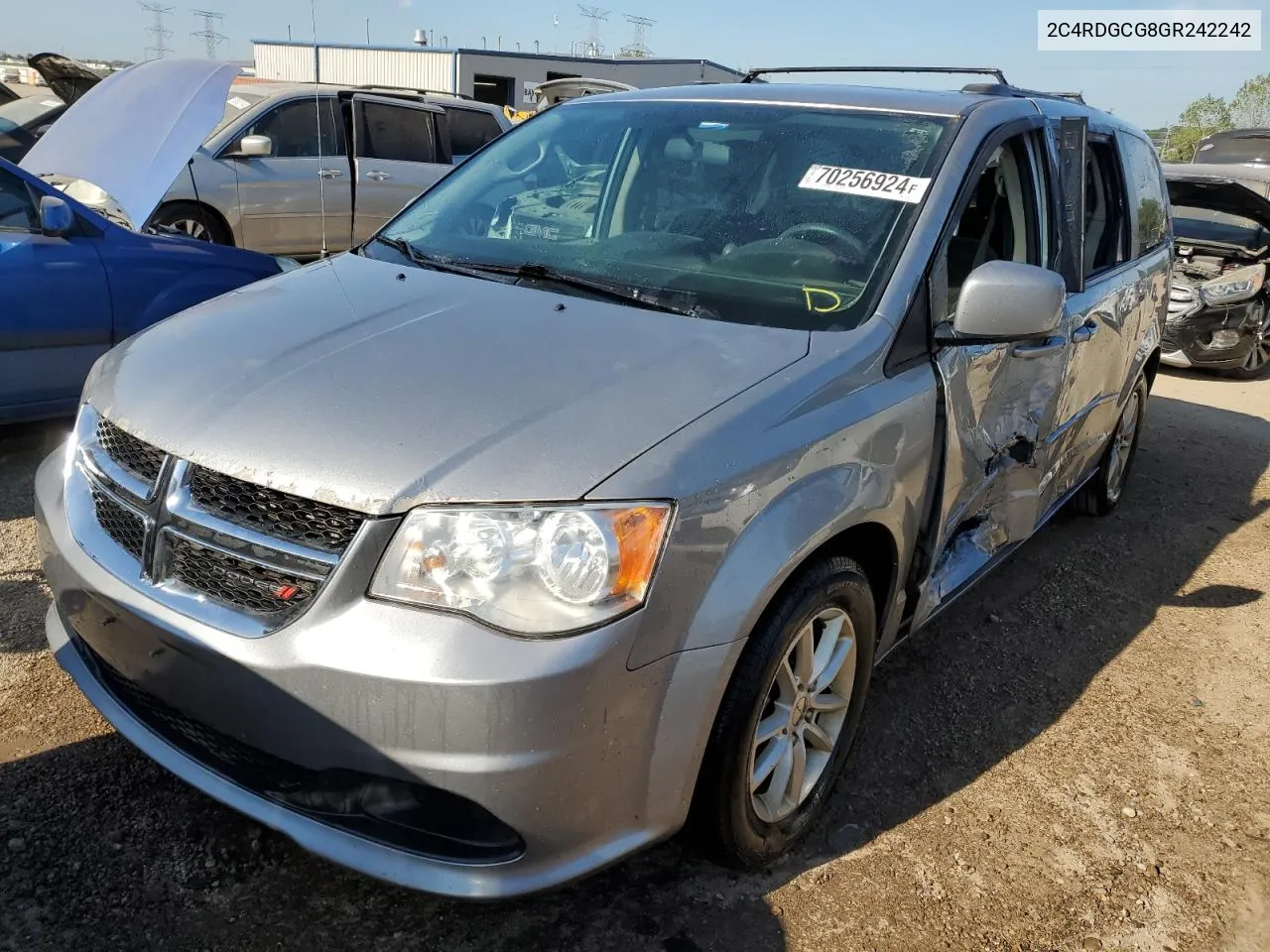 2016 Dodge Grand Caravan Sxt VIN: 2C4RDGCG8GR242242 Lot: 70256924