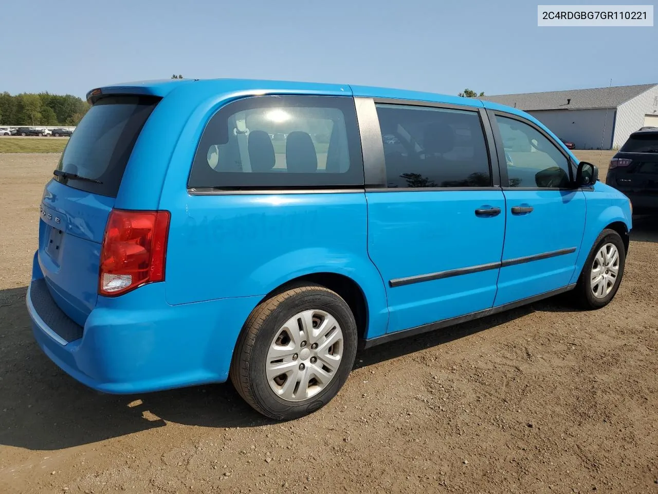 2016 Dodge Grand Caravan Se VIN: 2C4RDGBG7GR110221 Lot: 70392004