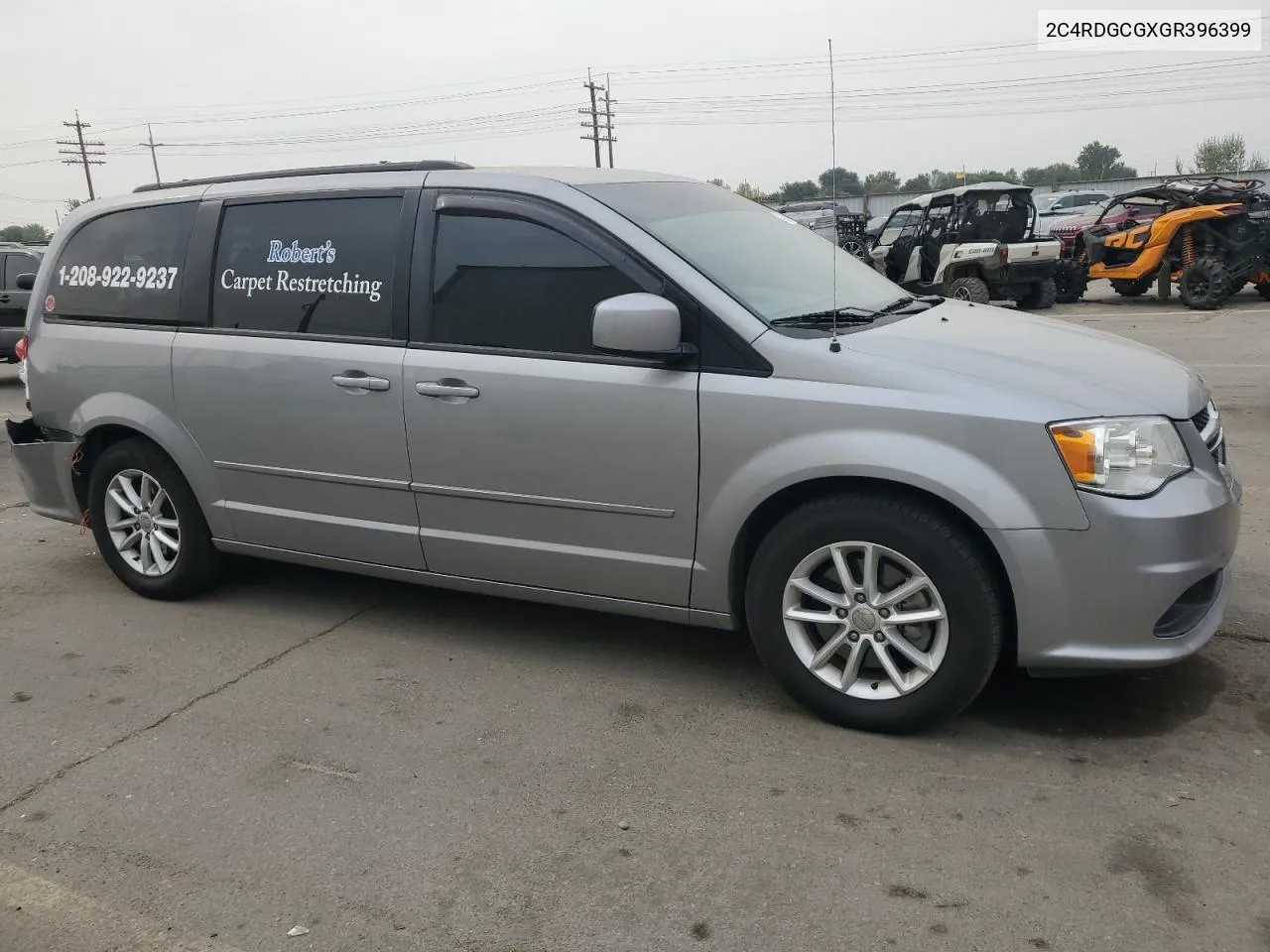 2016 Dodge Grand Caravan Sxt VIN: 2C4RDGCGXGR396399 Lot: 70420124