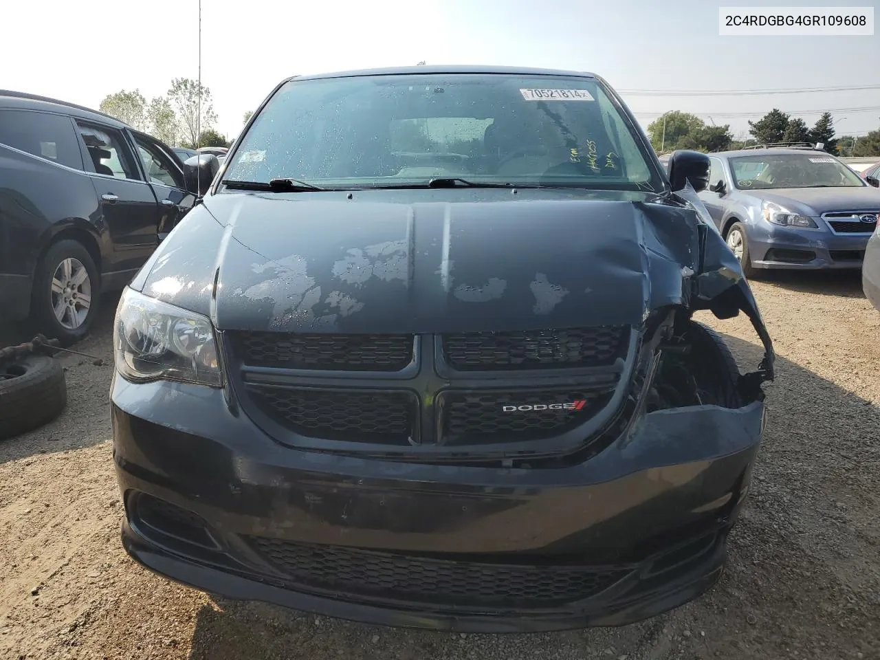 2C4RDGBG4GR109608 2016 Dodge Grand Caravan Se