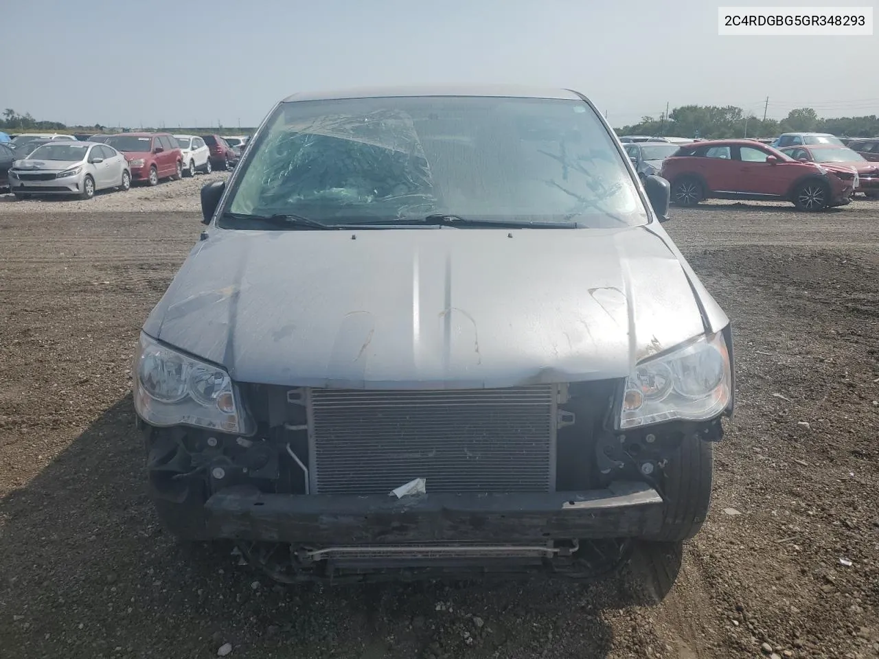 2016 Dodge Grand Caravan Se VIN: 2C4RDGBG5GR348293 Lot: 70722334