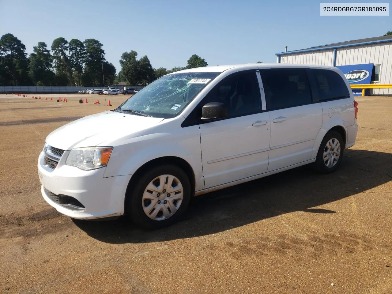 2016 Dodge Grand Caravan Se VIN: 2C4RDGBG7GR185095 Lot: 70887744