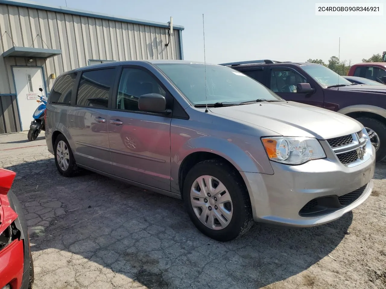 2016 Dodge Grand Caravan Se VIN: 2C4RDGBG9GR346921 Lot: 71171034