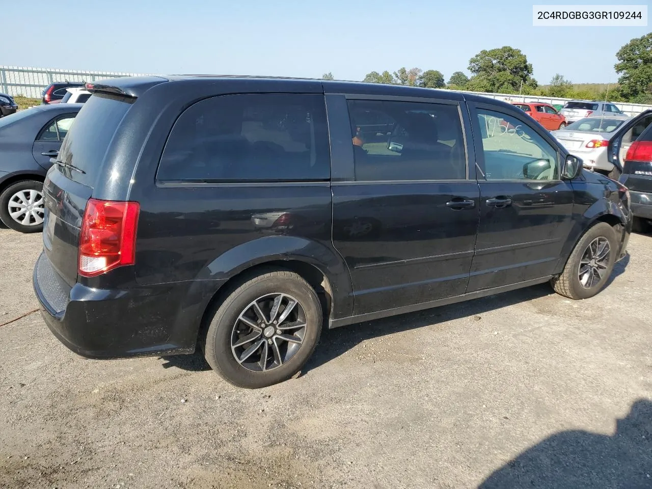 2016 Dodge Grand Caravan Se VIN: 2C4RDGBG3GR109244 Lot: 71240964