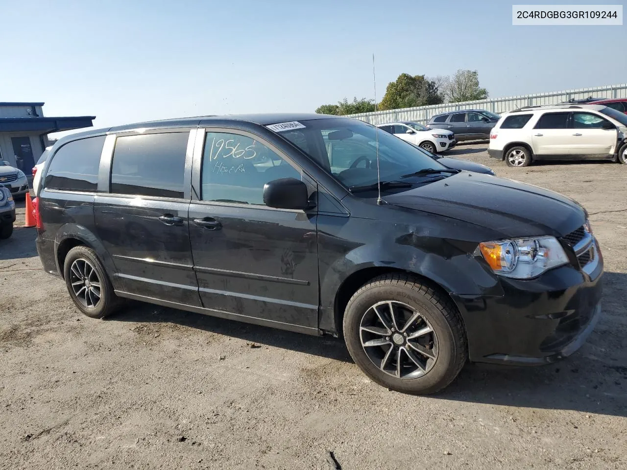 2016 Dodge Grand Caravan Se VIN: 2C4RDGBG3GR109244 Lot: 71240964