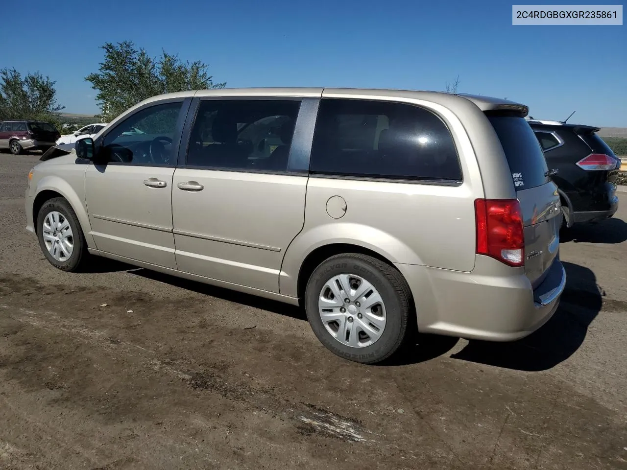 2016 Dodge Grand Caravan Se VIN: 2C4RDGBGXGR235861 Lot: 71584294