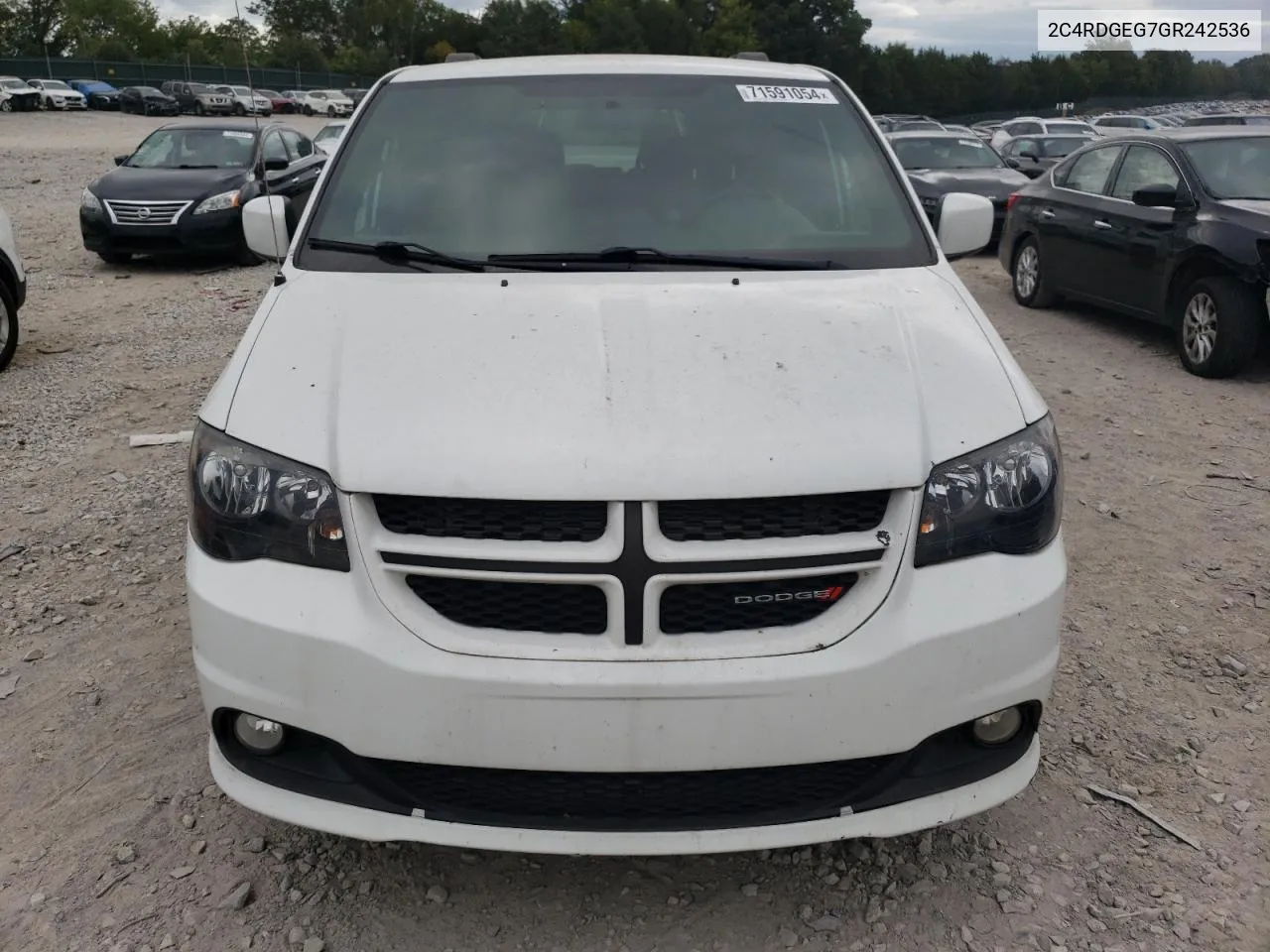 2016 Dodge Grand Caravan R/T VIN: 2C4RDGEG7GR242536 Lot: 71591054