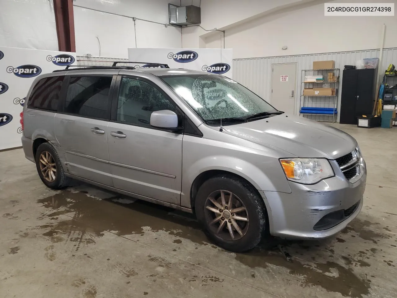 2016 Dodge Grand Caravan Sxt VIN: 2C4RDGCG1GR274398 Lot: 71604054