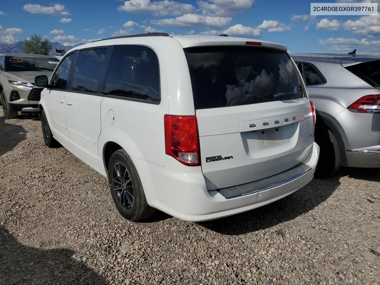 2016 Dodge Grand Caravan R/T VIN: 2C4RDGEGXGR397761 Lot: 71618174